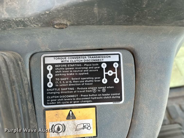 image for item EQ1314 2001 New Holland LB75B backhoe