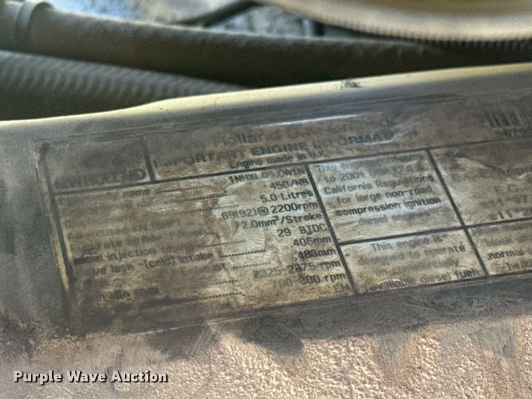 image for item EQ1314 2001 New Holland LB75B backhoe