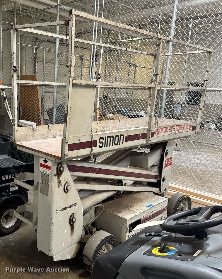 image for item EQ1333 Simon Aerials L2034E scissor lift