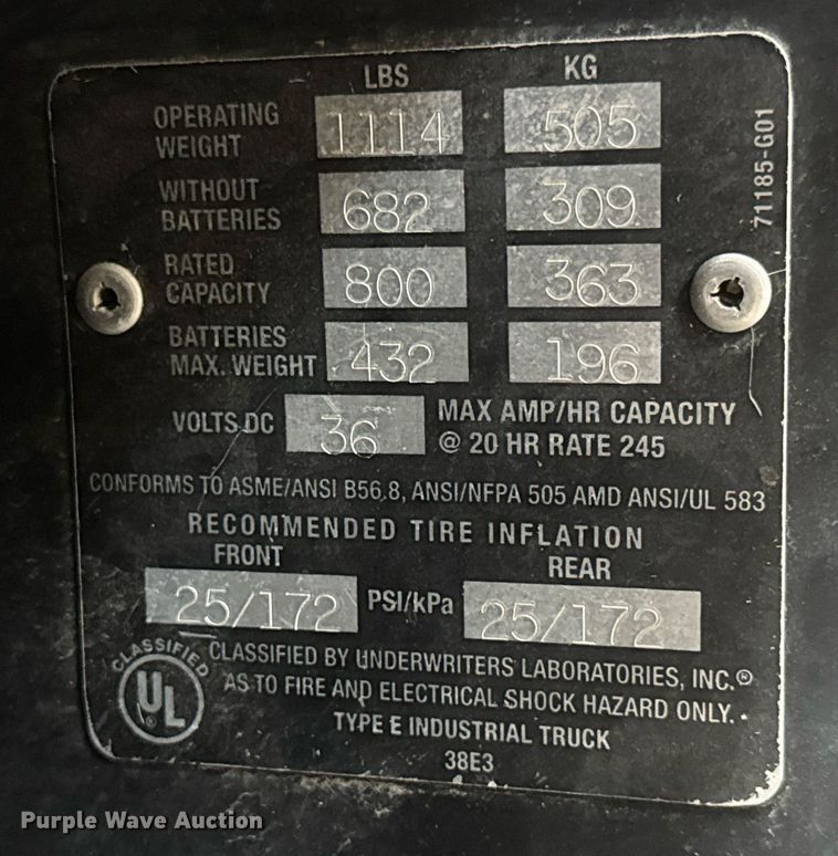 image for item EQ1334 2001 E-Z-Go Workhorse golf cart