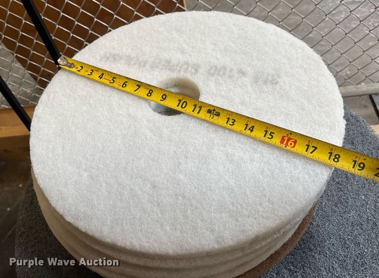 image for item EQ1336 Approximately 39 boxes of burnisher radial floor pads