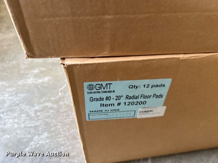 image for item EQ1336 Approximately 39 boxes of burnisher radial floor pads