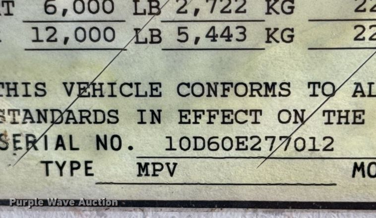 image for item DO0735 2004 Sightseer  Winnebago P32 RV