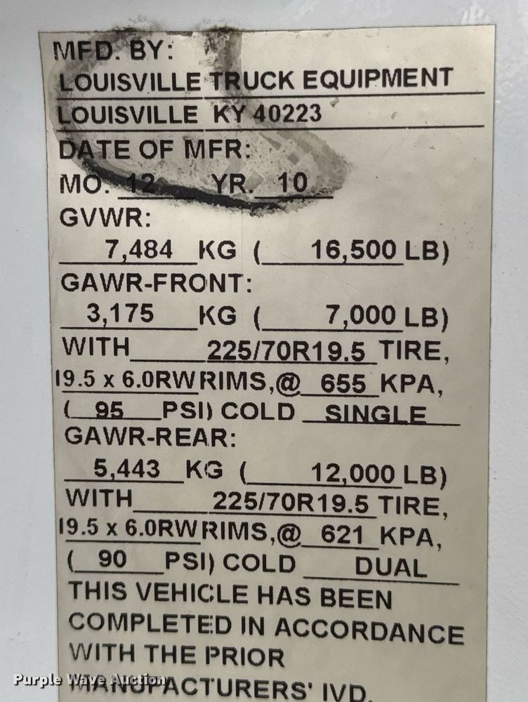 image for item DO0748 2011 Ford F450 Super Duty flatbed truck