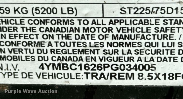 image for item DO0788 2023 Carry-On spray foam trailer