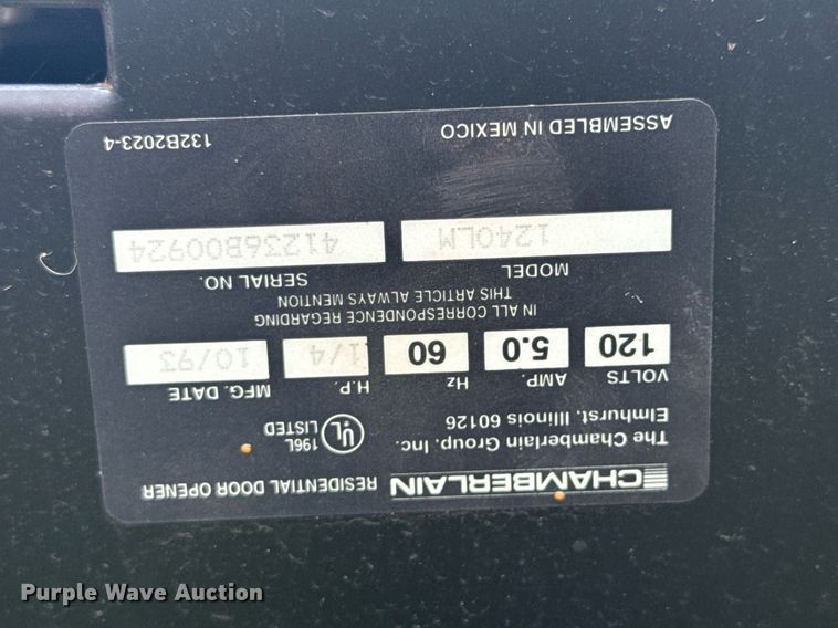 image for item DO0923 Liftmaster garage door