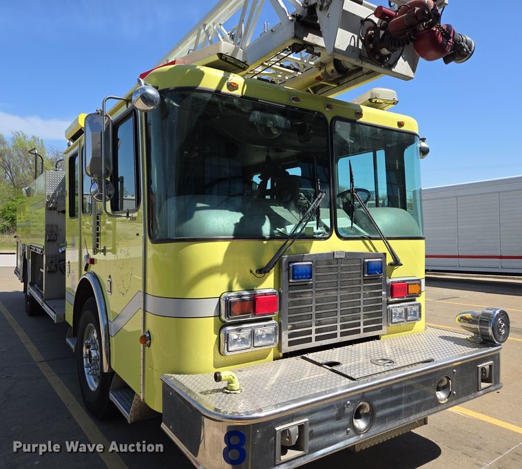 image for item DP6326 2003 HME Central States Fire Apparatus ladder fire truck