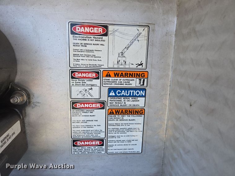 image for item DP6326 2003 HME Central States Fire Apparatus ladder fire truck