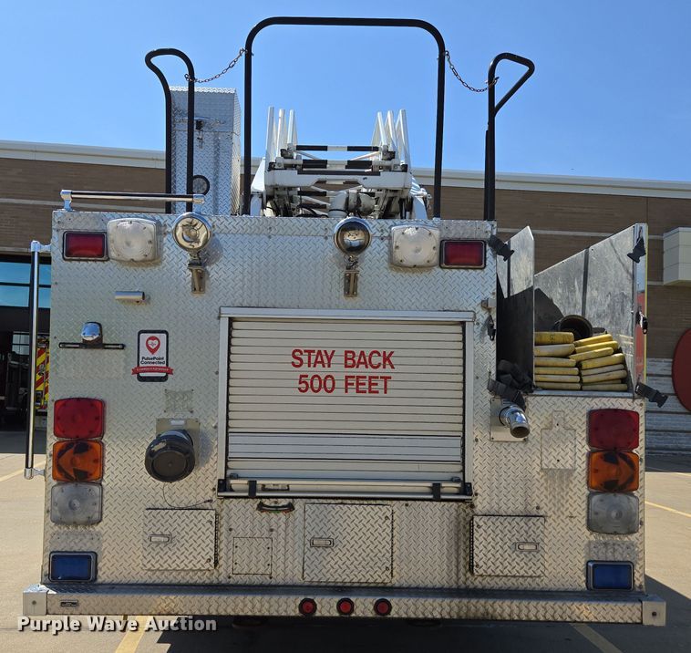 image for item DP6326 2003 HME Central States Fire Apparatus ladder fire truck