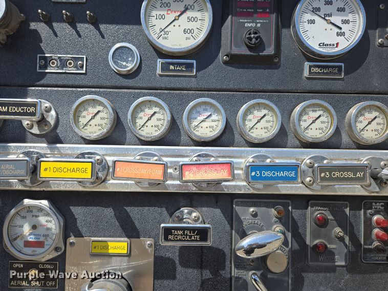 image for item DP6326 2003 HME Central States Fire Apparatus ladder fire truck