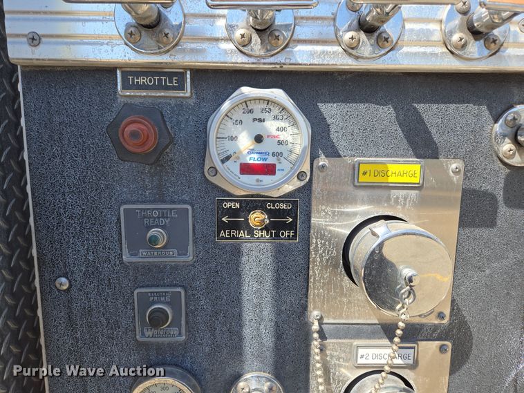 image for item DP6326 2003 HME Central States Fire Apparatus ladder fire truck