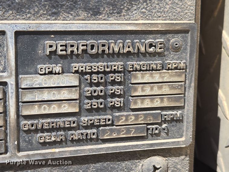 image for item DP6326 2003 HME Central States Fire Apparatus ladder fire truck