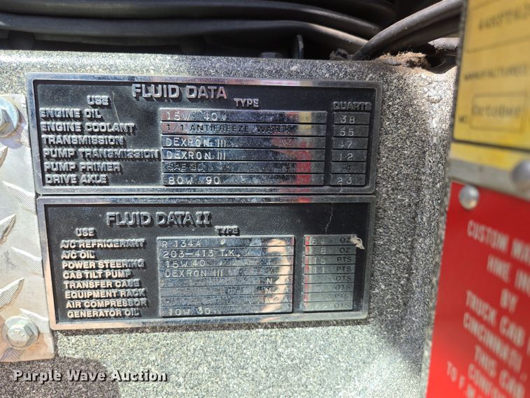 image for item DP6326 2003 HME Central States Fire Apparatus ladder fire truck