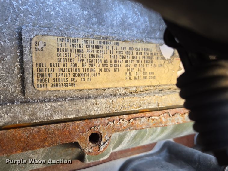 image for item DP6326 2003 HME Central States Fire Apparatus ladder fire truck