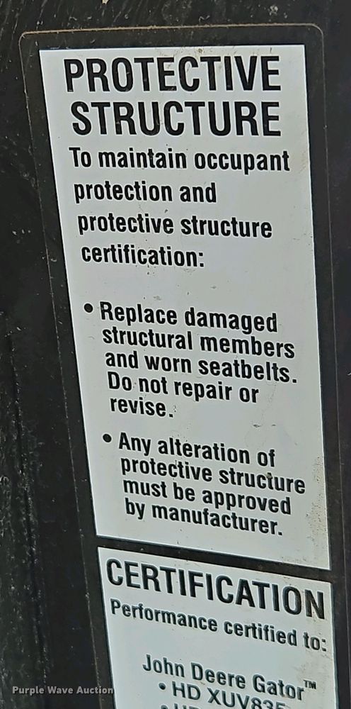 image for item DP6329 2023 John Deere Gator XUV835M utility vehicle