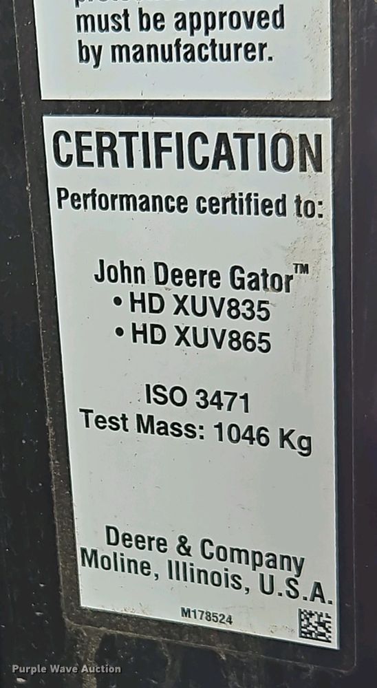 image for item DP6329 2023 John Deere Gator XUV835M utility vehicle