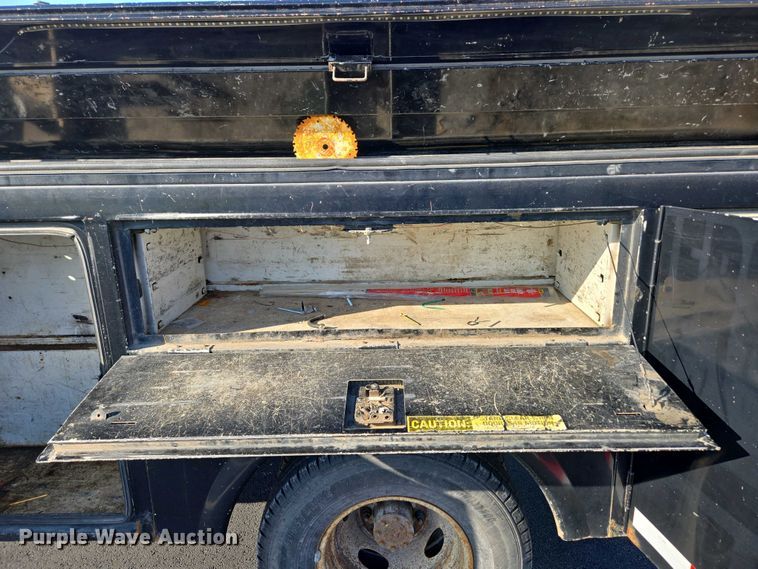 image for item DP6338 2004 Ford F350 Super Duty XL Crew Cab utility bed pickup truck