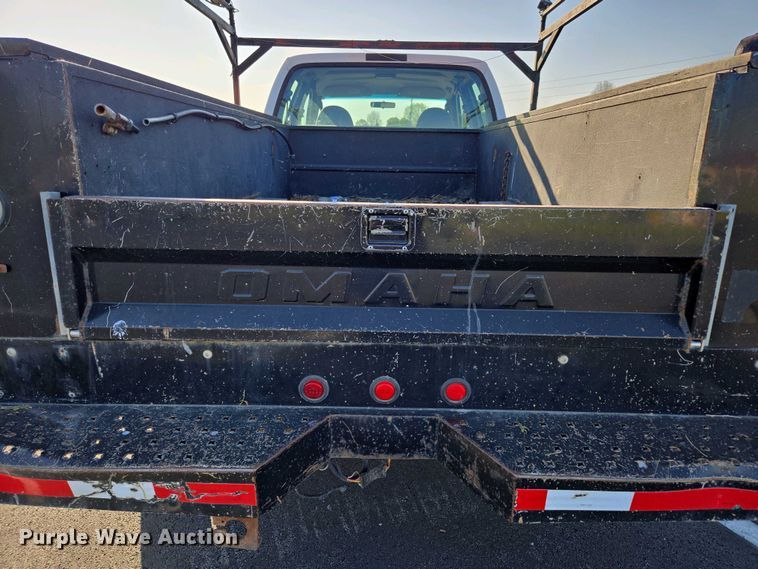 image for item DP6338 2004 Ford F350 Super Duty XL Crew Cab utility bed pickup truck