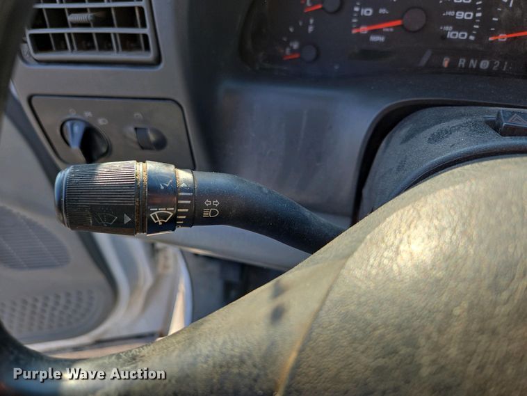 image for item DP6338 2004 Ford F350 Super Duty XL Crew Cab utility bed pickup truck