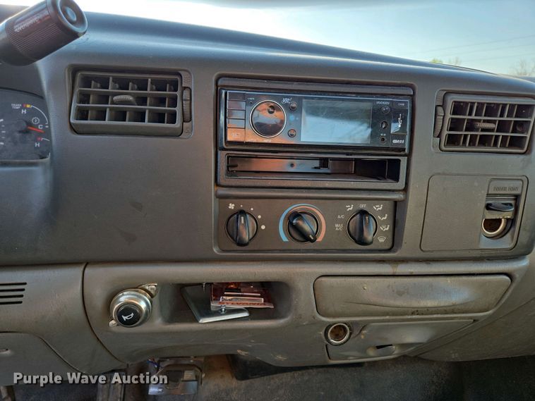 image for item DP6338 2004 Ford F350 Super Duty XL Crew Cab utility bed pickup truck