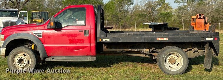 image for item DS3668 2008 Ford F450 Super Duty flatbed truck