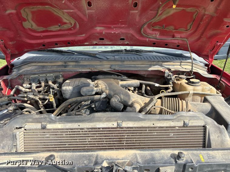 image for item DS3676 2008 Ford F550 Super Duty SuperCab flatbed truck