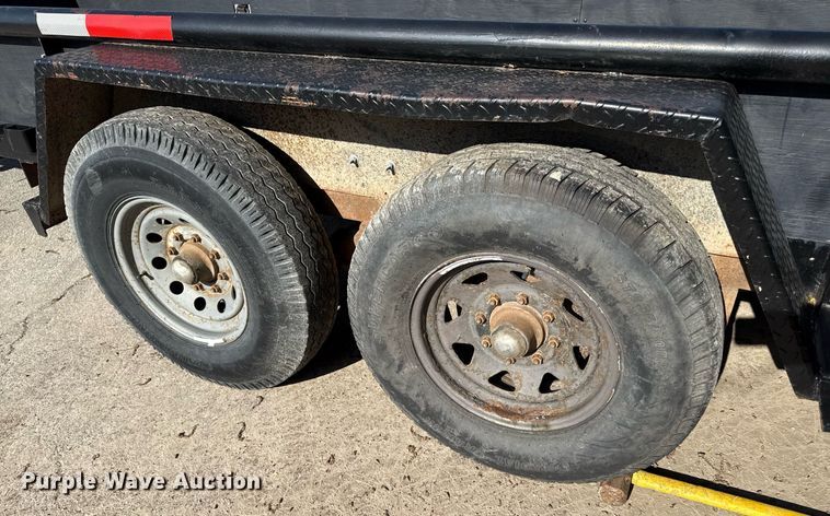 image for item DS4260 2003 Texas Bragg Enterprises equipment trailer