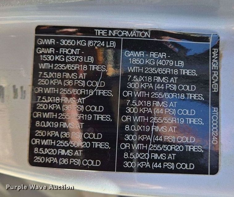 image for item DS5376 2004 Land Rover Range Rover HSE SUV