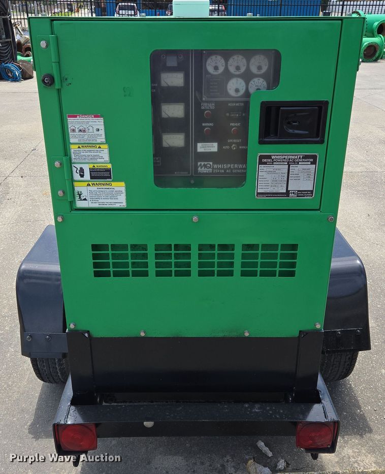 image for item DT4818 2016 Multiquip Power WhisperWatt DCA-25SSIU4F generator