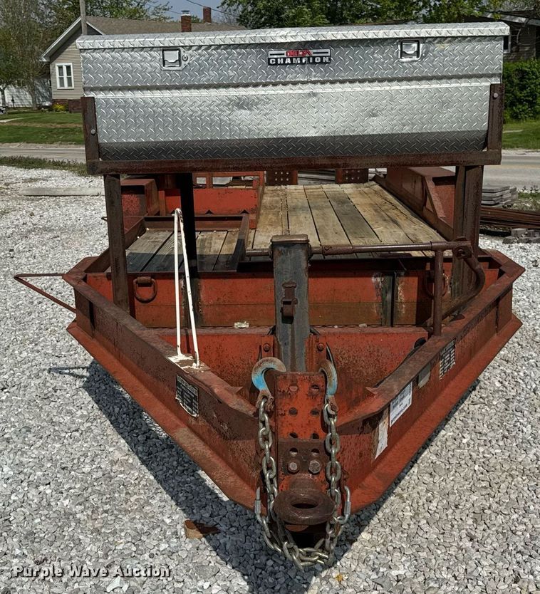 image for item DU3494 1997 Belshe T1-2EP equipment trailer