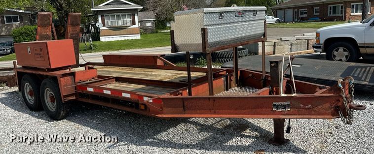 image for item DU3494 1997 Belshe T1-2EP equipment trailer