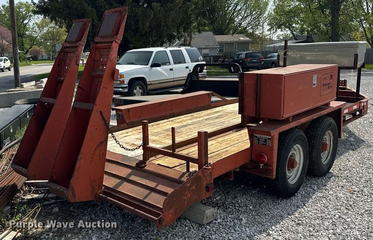 image for item DU3494 1997 Belshe T1-2EP equipment trailer