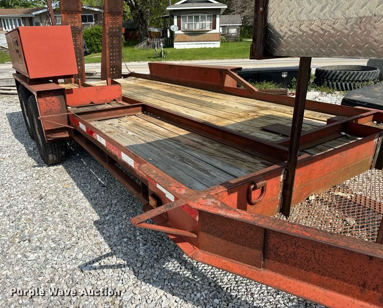 image for item DU3494 1997 Belshe T1-2EP equipment trailer