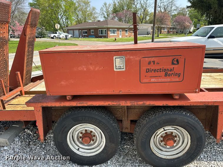 image for item DU3494 1997 Belshe T1-2EP equipment trailer