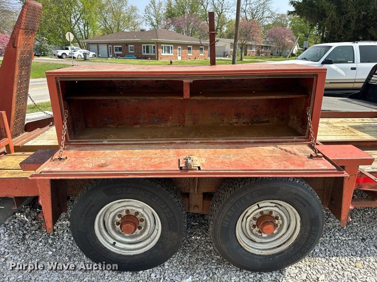 image for item DU3494 1997 Belshe T1-2EP equipment trailer