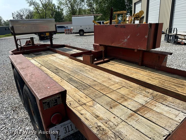 image for item DU3494 1997 Belshe T1-2EP equipment trailer