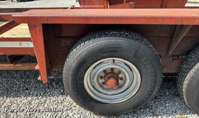 image for item DU3494 1997 Belshe T1-2EP equipment trailer