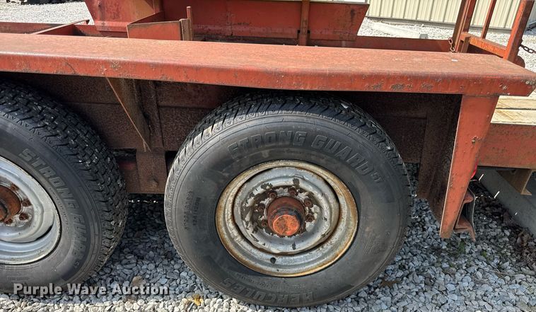 image for item DU3494 1997 Belshe T1-2EP equipment trailer