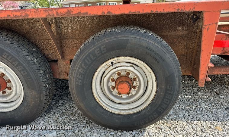 image for item DU3494 1997 Belshe T1-2EP equipment trailer