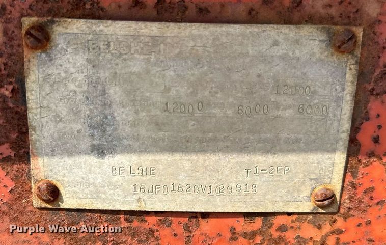 image for item DU3494 1997 Belshe T1-2EP equipment trailer