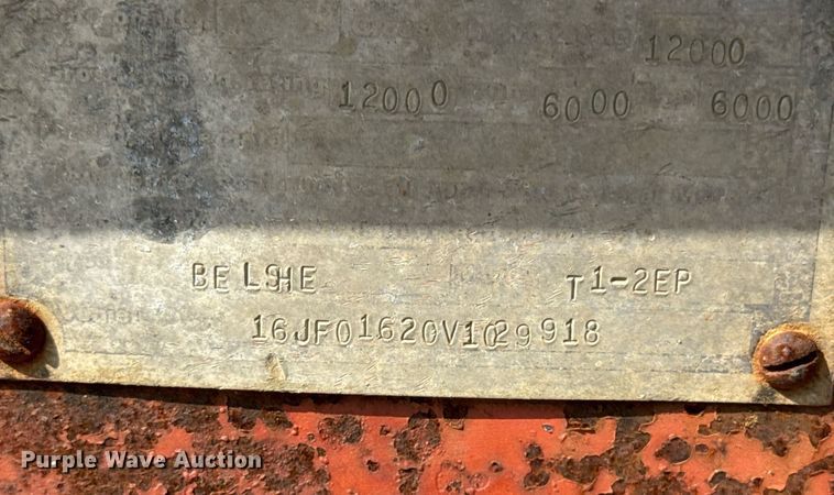 image for item DU3494 1997 Belshe T1-2EP equipment trailer