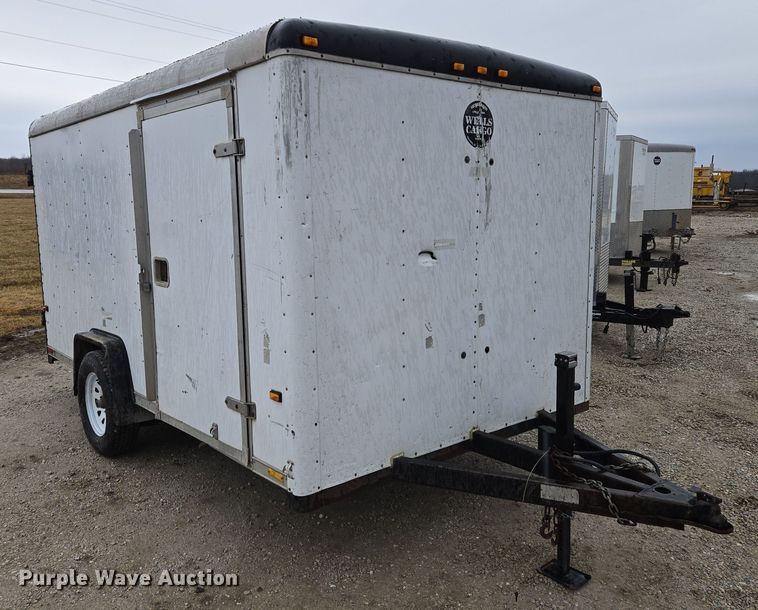 image for item DV1755 1995 Wells Cargo Enclosed cargo trailer