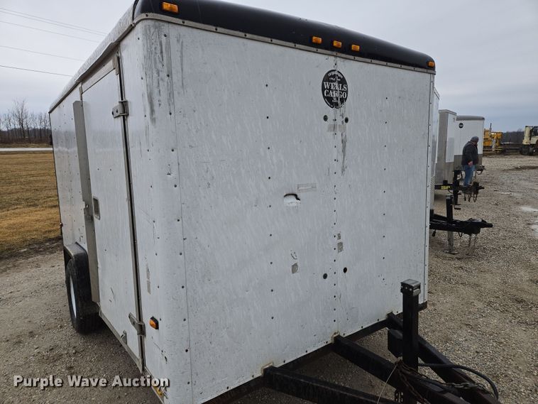image for item DV1755 1995 Wells Cargo Enclosed cargo trailer
