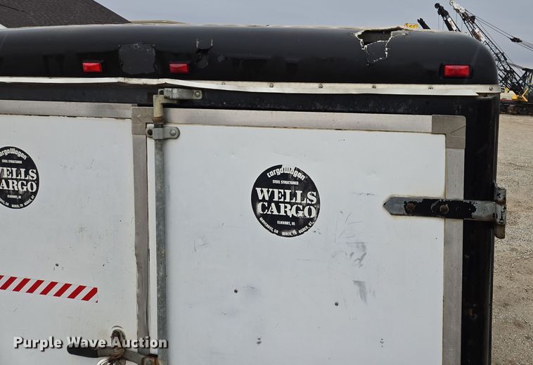 image for item DV1755 1995 Wells Cargo Enclosed cargo trailer