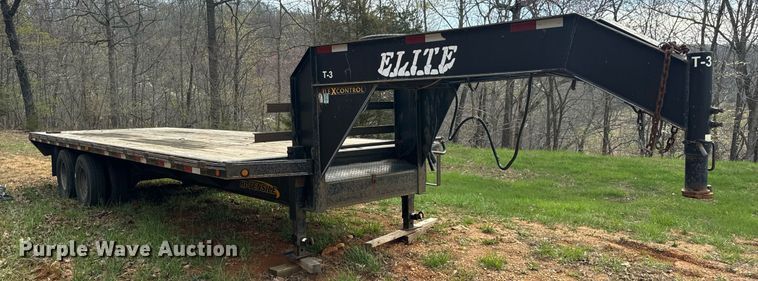 image for item DV1898 2011 Elite Trailers flatbed trailer