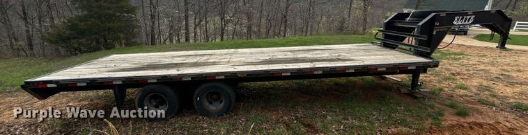 image for item DV1898 2011 Elite Trailers flatbed trailer