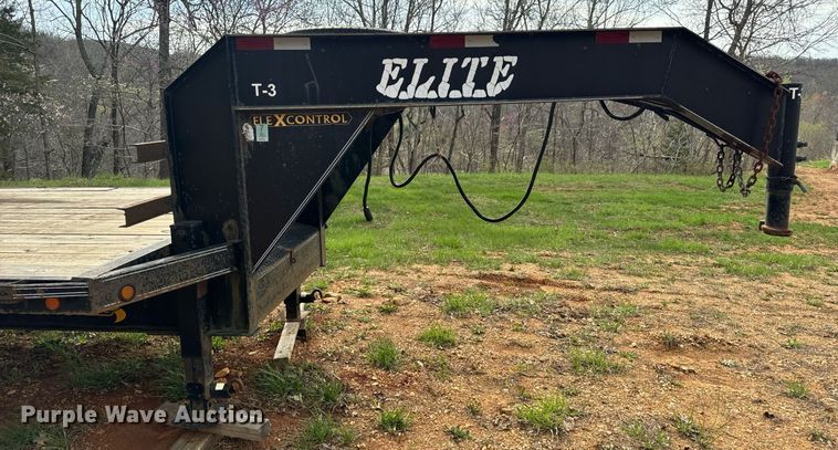 image for item DV1898 2011 Elite Trailers flatbed trailer