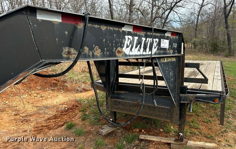 image for item DV1898 2011 Elite Trailers flatbed trailer