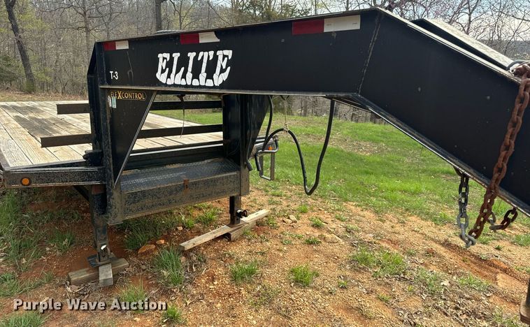 image for item DV1898 2011 Elite Trailers flatbed trailer