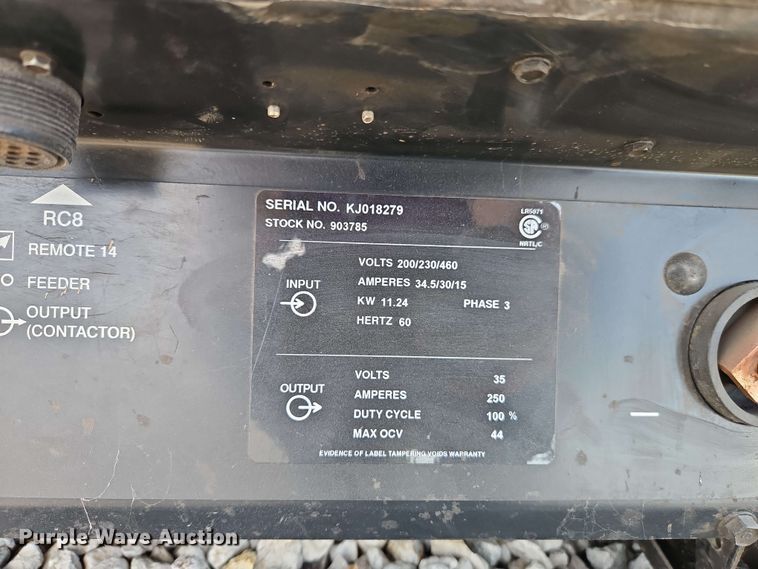 image for item EB8005 Miller CP-252TS welder